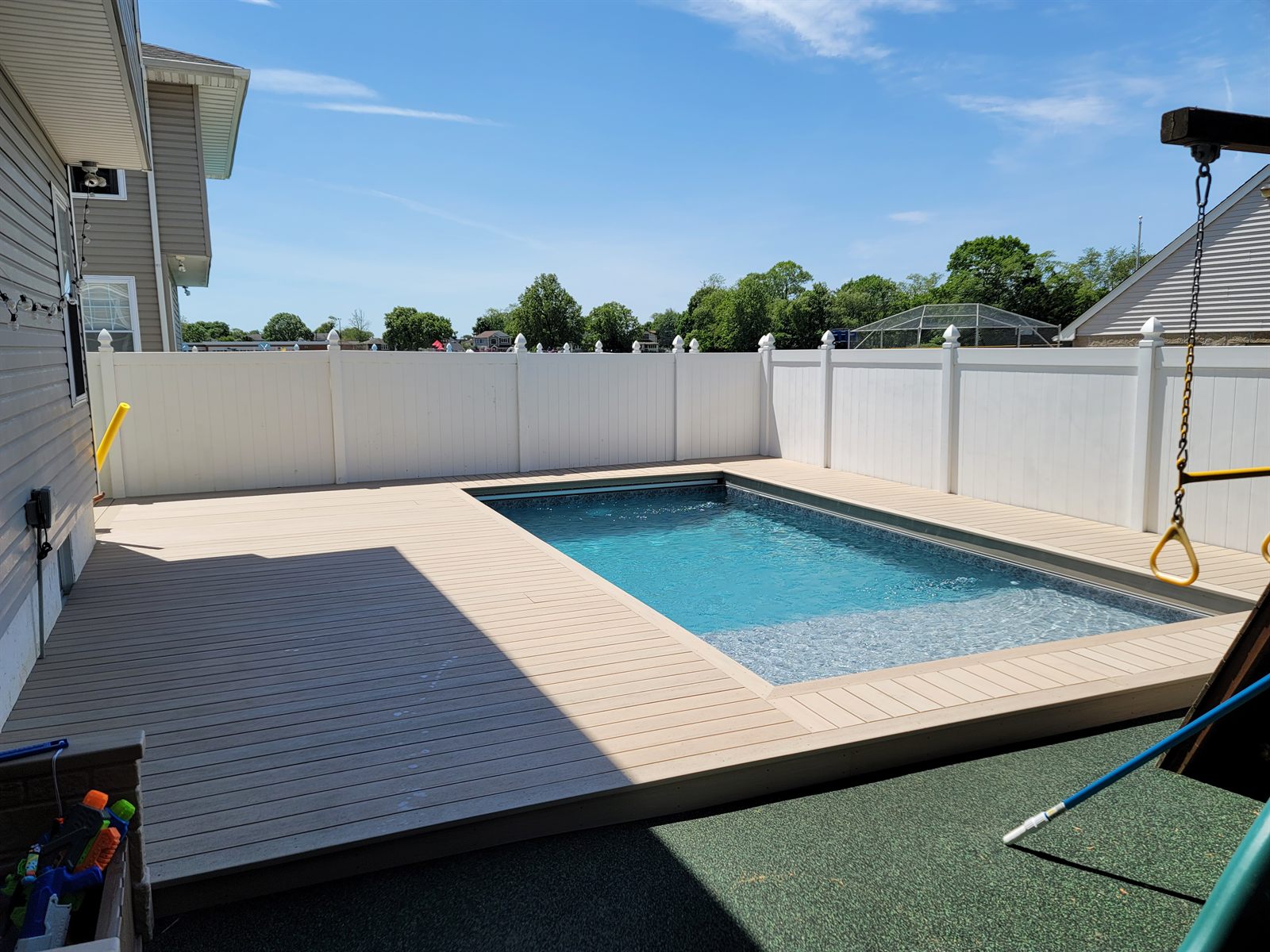 Custom deck built by Level Line in North Bellmore, NY, view 3
