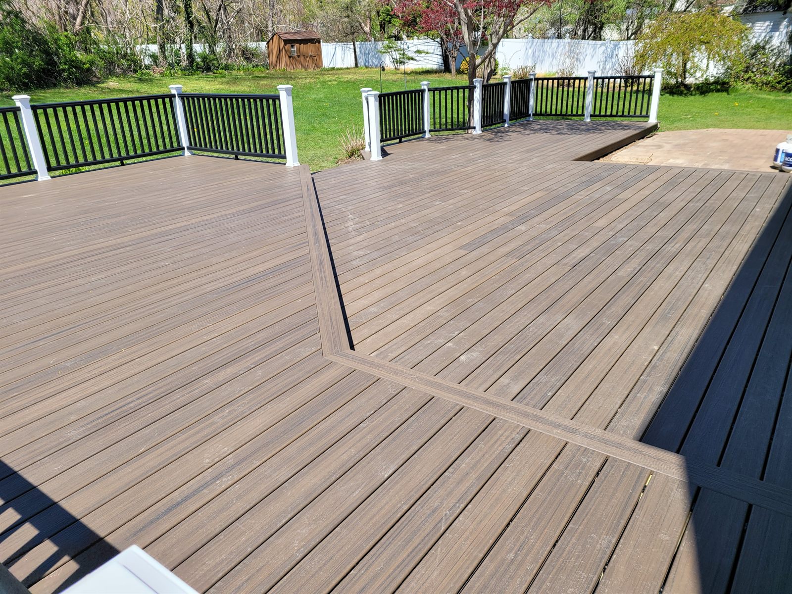 Custom deck built by Level Line in Wheatley Heights, NY, view 3